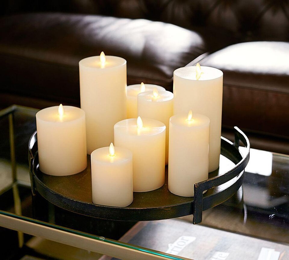 Barrett Cast Candle Tray Pottery Barn Australia